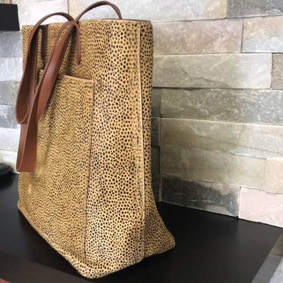 MADEWELL Genuine Calf Hair Med.Transport Tote(3) - Picture 5 of 13